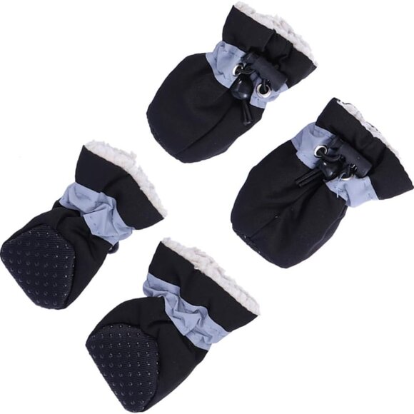 Rainboot Dogs Cat Shoes Rain Booties Winter Snow Rain Protector Warm Pet S - Picture 2 of 9